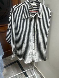 Striped Button-Down Shirt