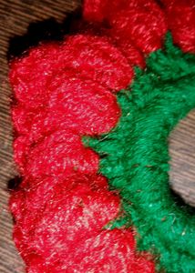 Red Crochet Hair Tie