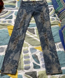 Skinny Blue Jeans