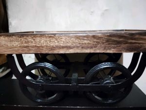 Wheel Tray for decor and serving
