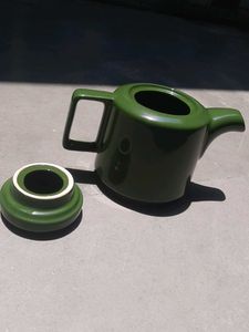 Green Ceramic Teapot