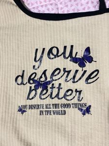Butterfly Graphic One Shoulder Top