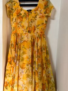 Floral Yellow Dress