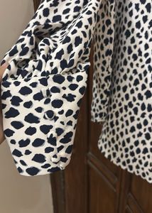 Spotted Long Sleeve Blouse/top For Girls