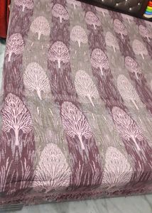 Mauve Color Winter Bedsheet Double Bed
