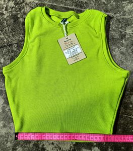 Ribbed Round-Neck Tank Top