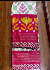 Saree ikat print new one ❤️