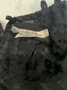 Latin Quarter Brand Black Colour Top