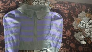 Striped Knit Cardigan