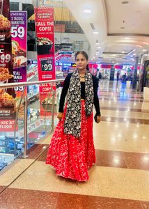 Pink Ethnic New Skirt With Top