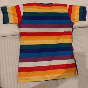 Unisex Rainbow Striped T-Shirt