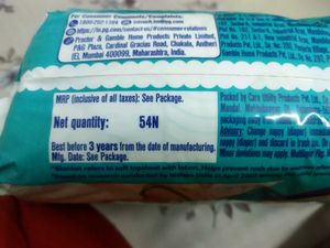 Pampers New Baby Pants (54 Count)