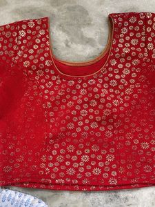 Stretchable Gold Printed Blouse
