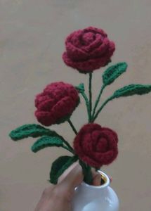 Chrochet Rose Flowers