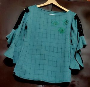 Sea Green Top For Girl Or Women 34 Bust