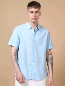 Sky Blue Half Sleeve Shirt