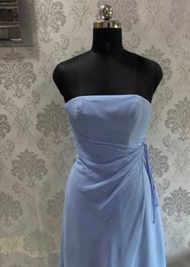 Periwinkle Strapless Maxi Dress🦋💎💕