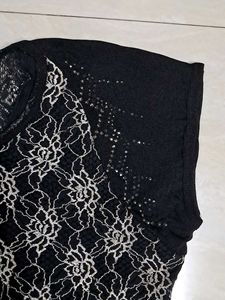 Black Lace Top