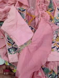 Designer Saree With Stiched Blouse