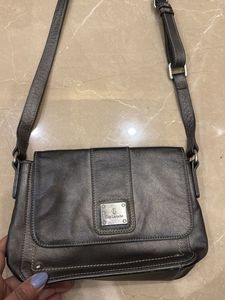 Guy Laroche Metallic Shoulder Bag