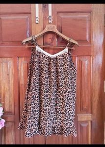 Leopard Print Mini Dress