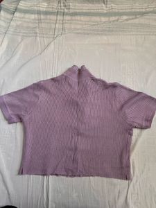 Cute Cropped Knit Top