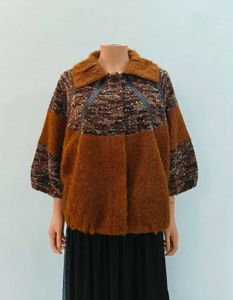 Brown Wool Blend Jacket