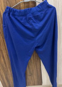 Blue And Pink Casual Sweatpants