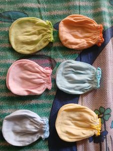 Cute Baby Mittens (Set of 6)