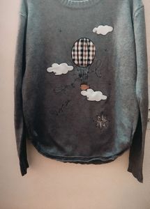 Imported Embroidered Sweater For Heavy Winters