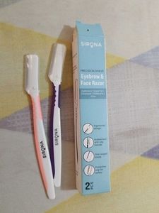 Sirona Eyebrow And Face Razor Pack Of 2