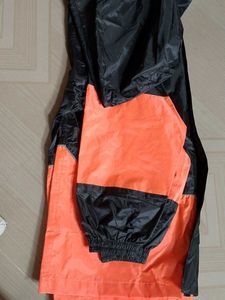 Orange & Black Rain coat