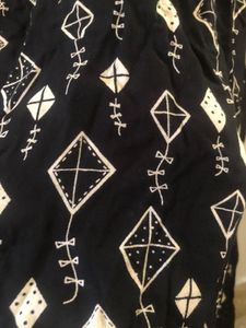 Black HiLo Kurta