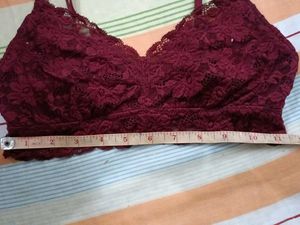 Lace Bralette Stretchable Pads Not Included