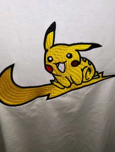 PIKACHU EDITION EMBROIDERY UNISEX OVERSIZE TEE 🔥