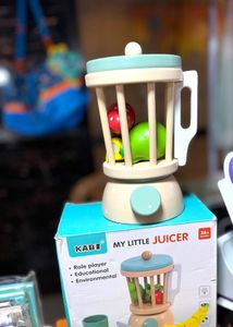 Wooden Mixer/Juicer & Blender Toy Set - 7 Pcs