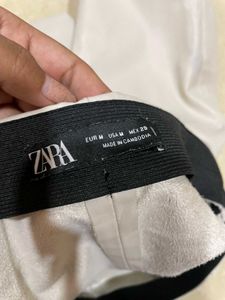 White Faux Leather Pants