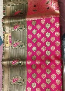 Beautiful Banarasi Saree With Blouse