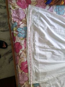 Biba Chikankari Pallazo - White Cotton