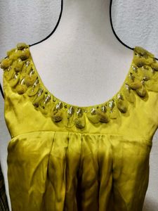 Green Sleeveless Dress