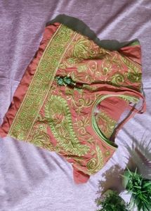 Maroon Anarkali Dress with Paisley Embroidery