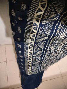 blue and golden salwar suit ..