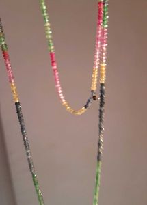 Precious Gemstone Necklace in 14KT Puregold clasp