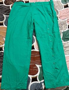Green Embroidered Cord Set