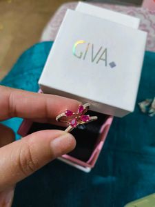 GIVA Carnation Rose Gold Ring