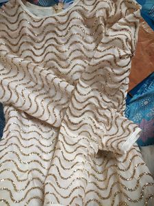 New Golden One Piece Dress