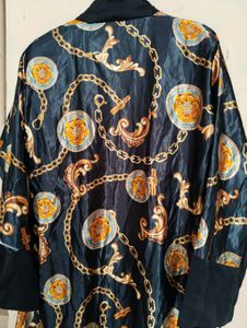 Vintage Kimono Chain Print Abaya Imported Quality
