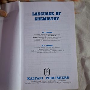 Language Of Chemistry Book