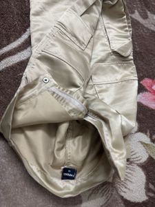 Satin Cargo Pants