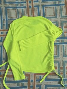 Neon Green Long Sleeve Top